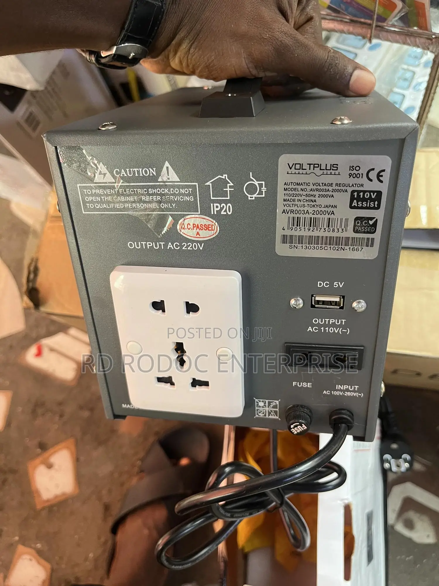 Voltage Stabilizer 2000watt
