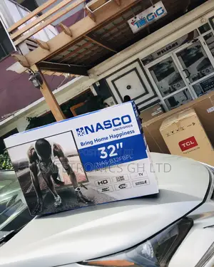 Nasco 32 Inches Glossy Led Smart Full HD Black Tv