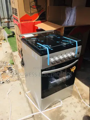 Stainless Steel Sliver Gas Cooker Oven 4burner 50/50.