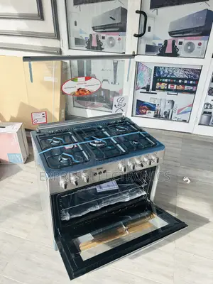 Ferre 5 Burner All Gas 90x60 Ions Gray, Auto Rotesserie