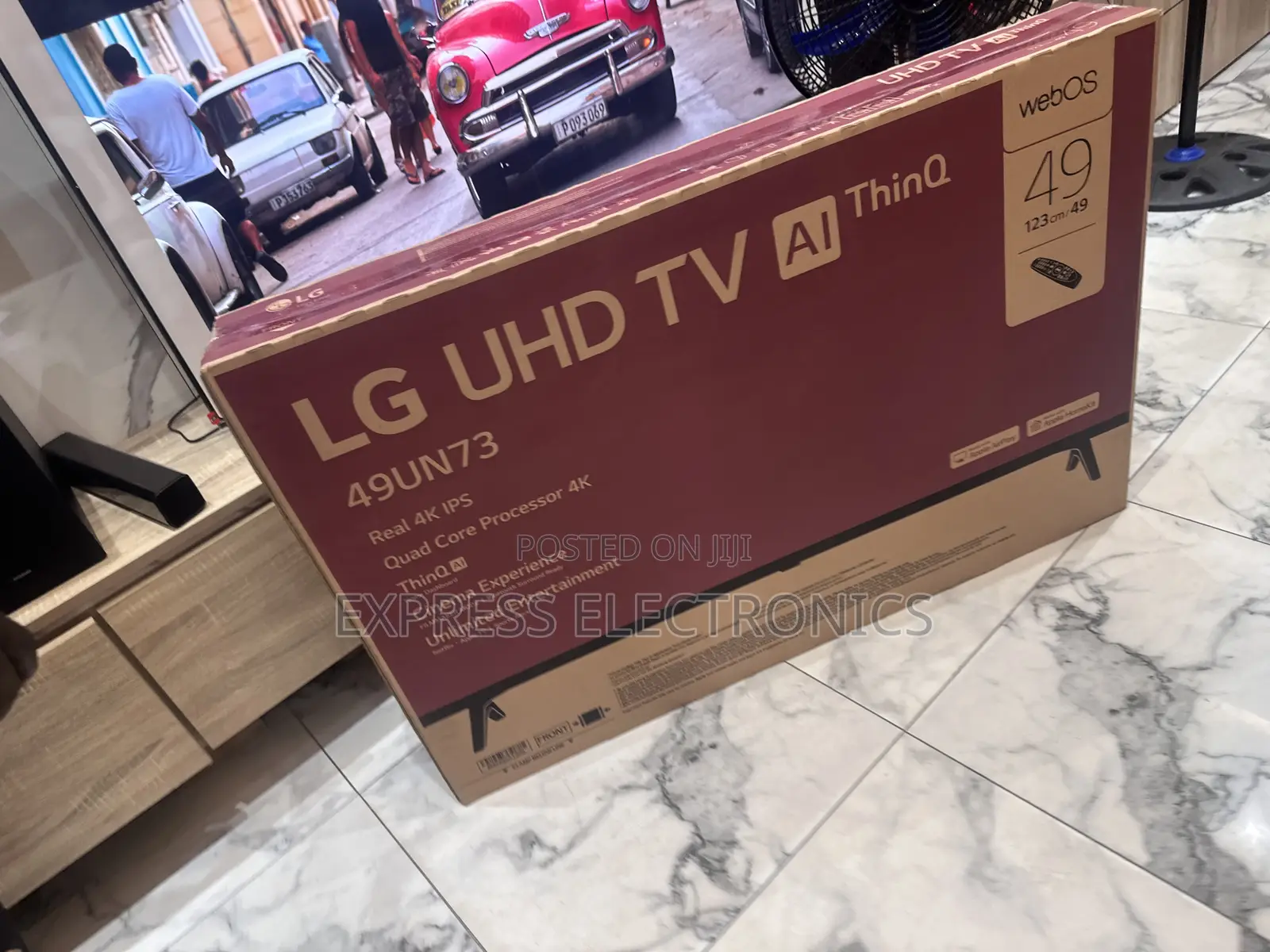 High Gloss Plastic UHD Smart LG 49”UN7340 Tv