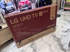 High Gloss Plastic UHD Smart LG 49”UN7340 Tv