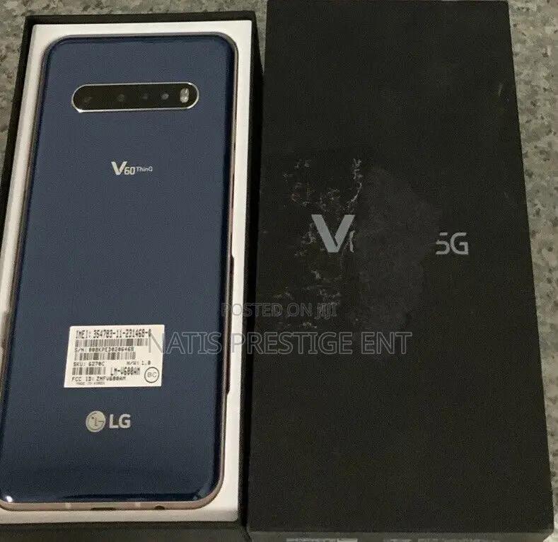 New LG V60 ThinQ 5G 128 GB Blue