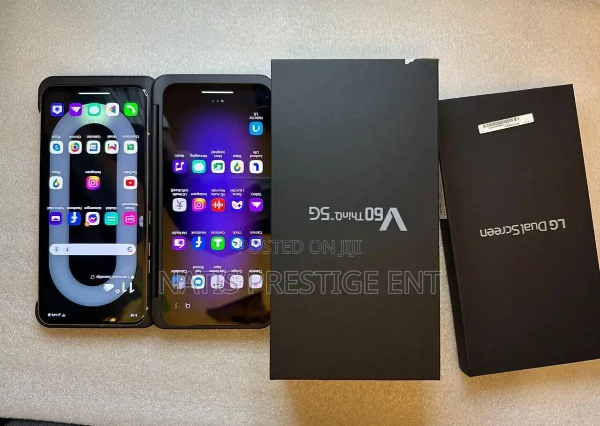 New LG V60 ThinQ 128 GB Black