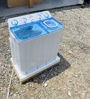 Durable Nasco 7kg Semi-Automatic Electric Washing Machine.