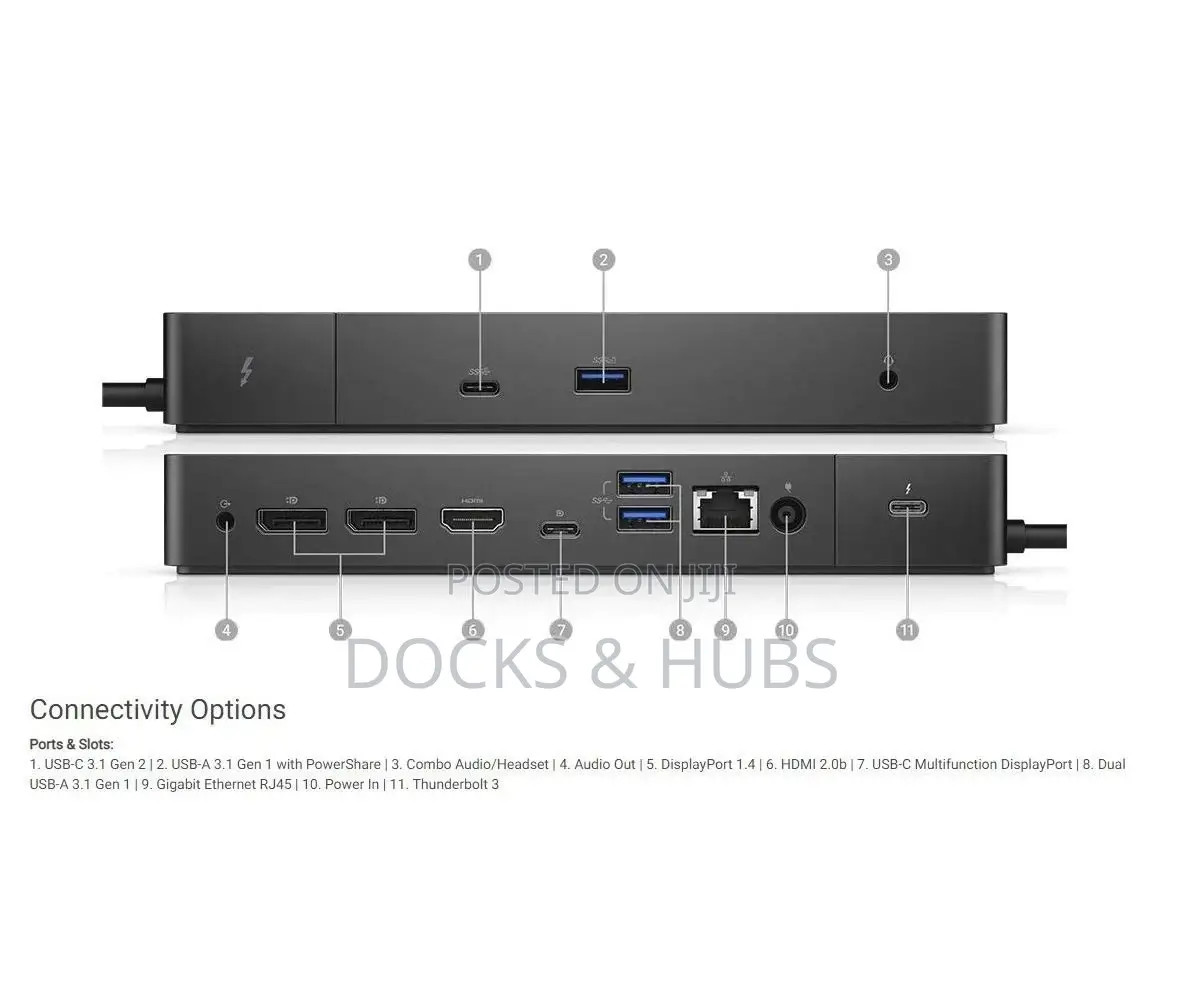 Dell Wd19tb Thunderbolt Docking Station - Thunderbolt 3