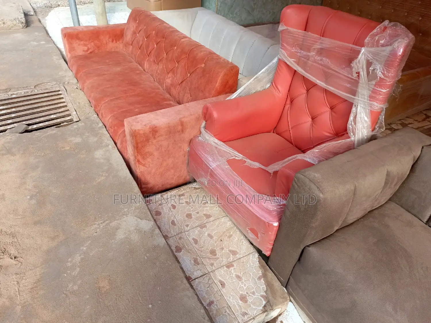 3in1 With Single Sofa . Free Delivery