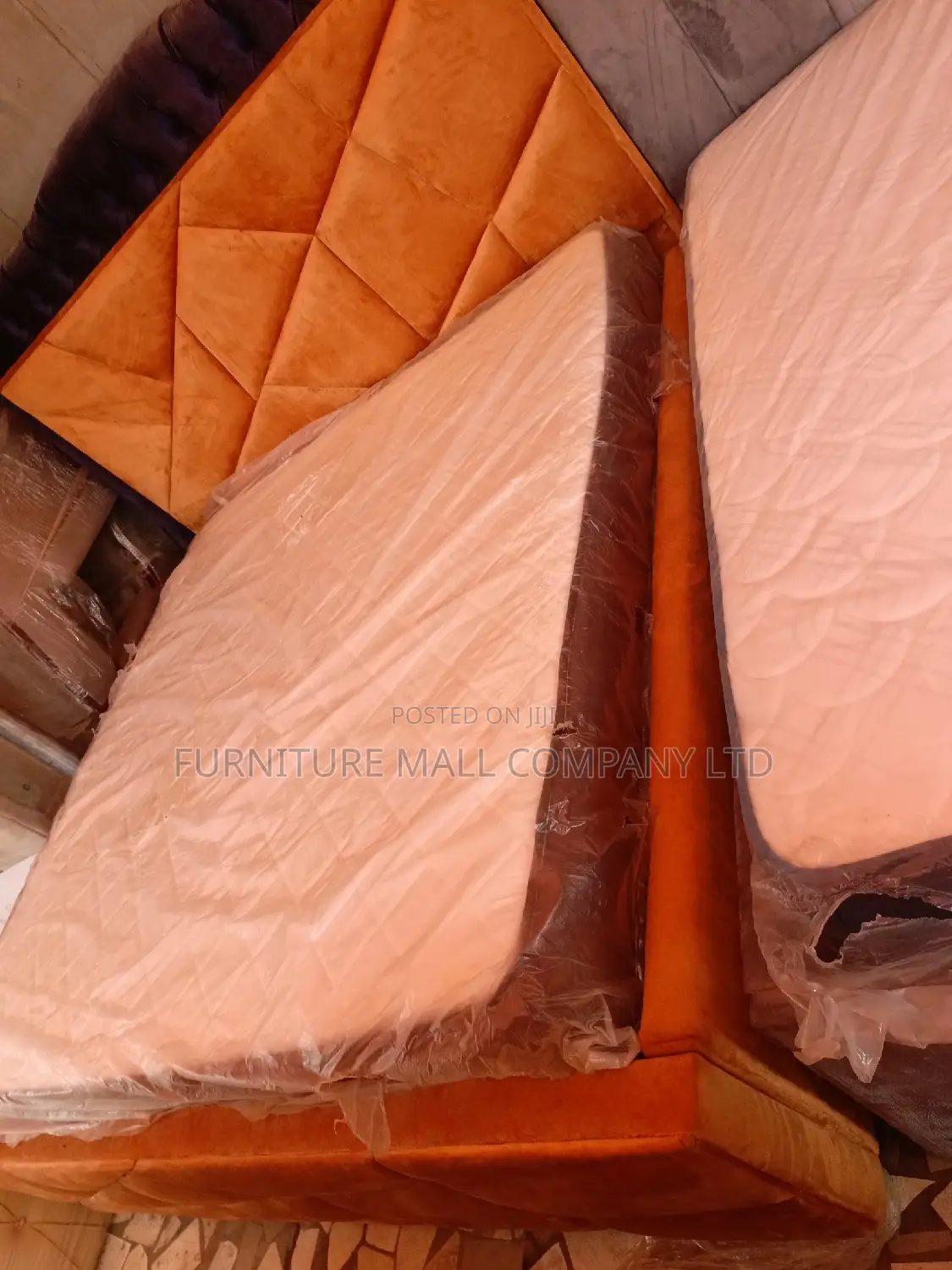 Exclusive Queens Bed With Mattress  Free Delv