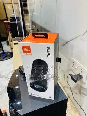 Quality JBL Flip 6 Bluetooth Speaker IP67 Waterproof-Black