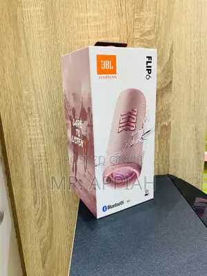 High Quality JBL Flip 6 Wireless Bluetooth Speaker(Pink).