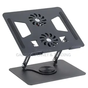 Rotating Aluminum Laptop Stand YL-906 2 Cooling Fans 15.6'inchs