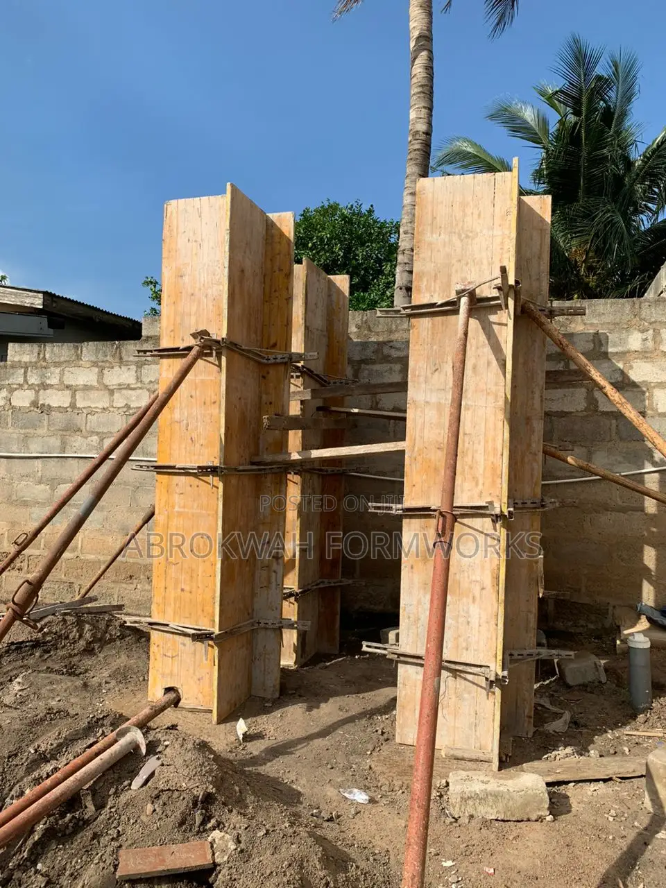 Columm/Pillars/Adjustable Mold/Accra/Rent/Construction