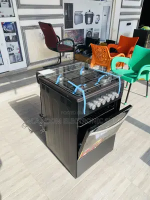 Classic Design Volcano 50x50 Gas Oven 4 Burner(Black).