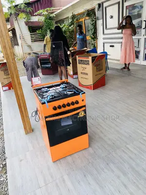 Buy Volcano 50x50 4 Gas Burner With Oven and Grill(Orange).