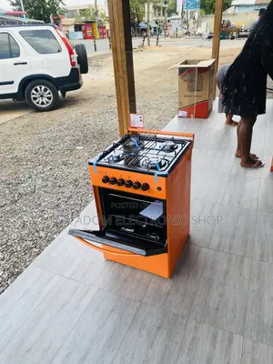 Buy Authentic Volcano 50x50 4 Gas Burner With Oven(Orange).