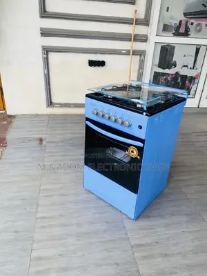 Quality Volcano 50x50 4 Gas Burner With Oven(Blue).