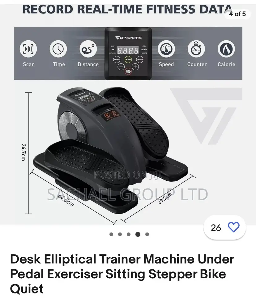 Orbitrek Elliptical Trainer Machine Under Pedal Exerciser