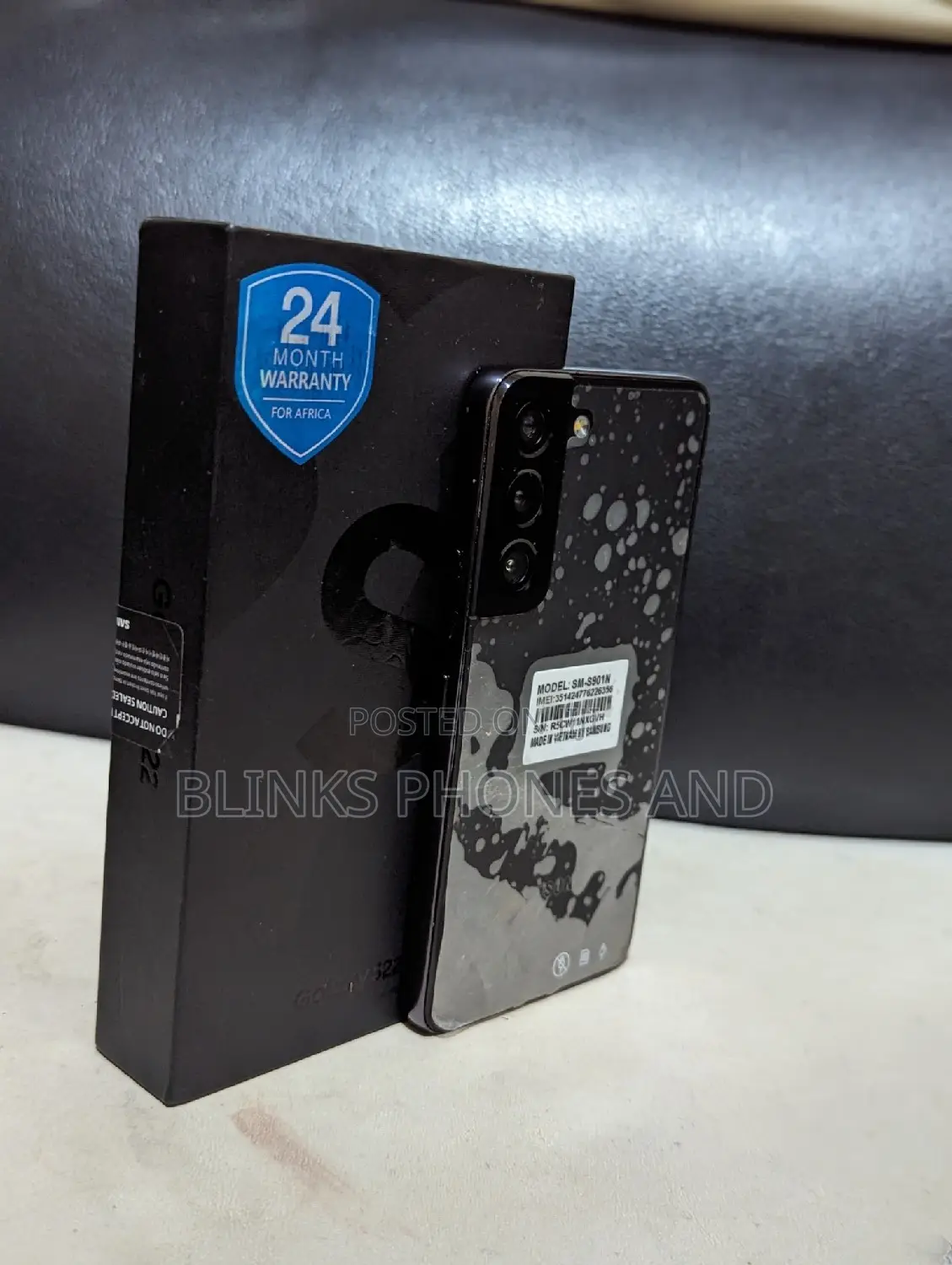 New Samsung Galaxy S22 5G 256 GB Black