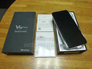 New LG V60 ThinQ 5G UW 128 GB Black