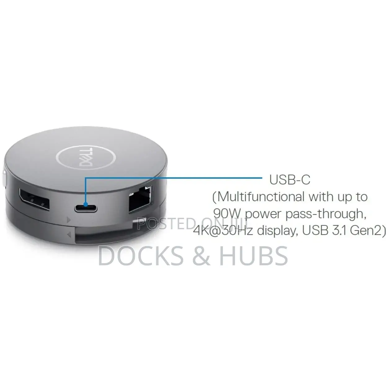 Dell 7-in-1 USB-C Multiport Adapter/Dock - DA310
