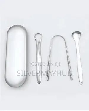 3in1 Stainless Steel Tongue Scrapers