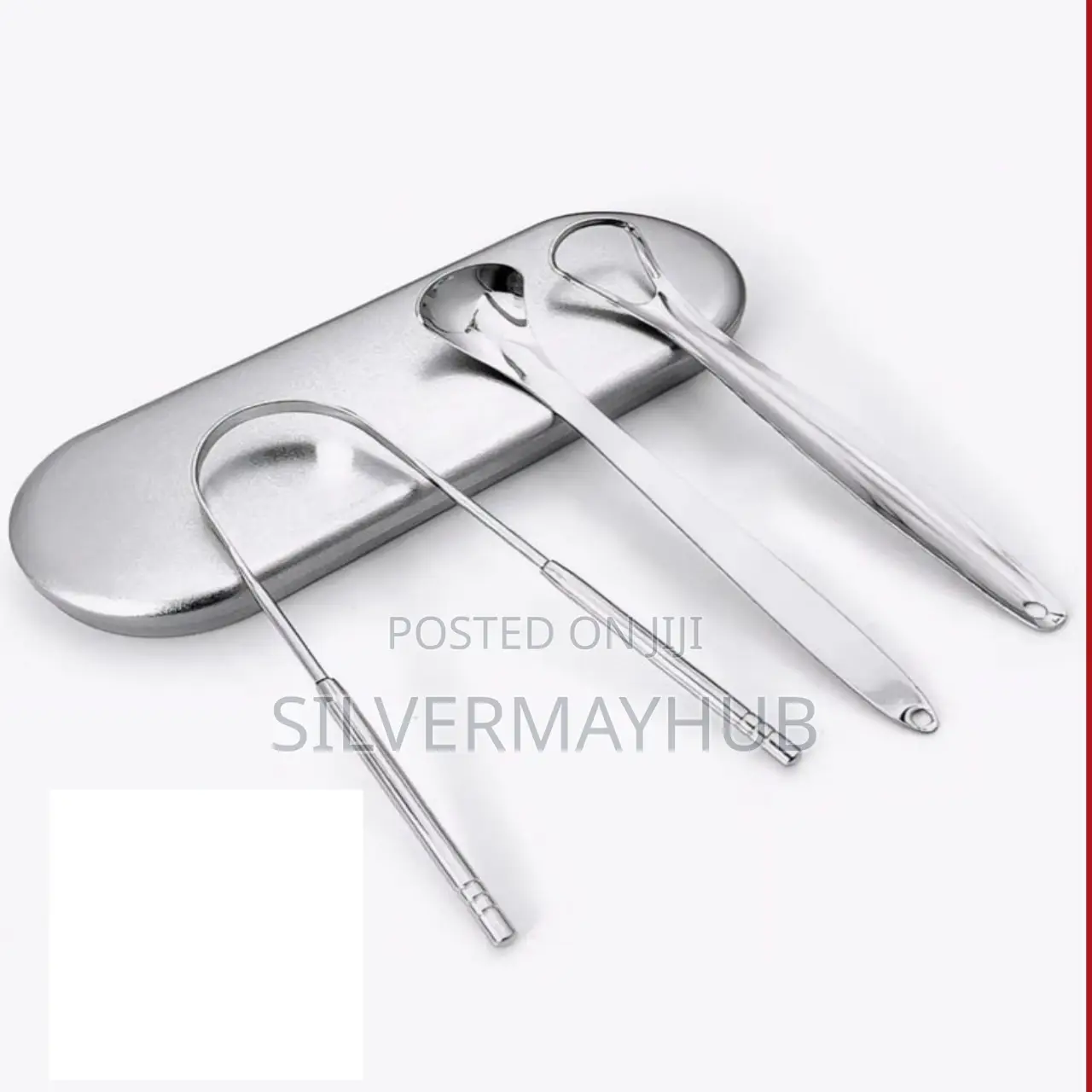 3in1 Stainless Steel Tongue Scrapers