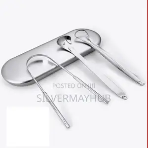 3in1 Stainless Steel Tongue Scrapers