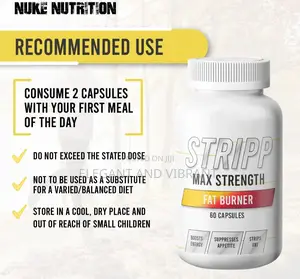 Stripp Fat Burner Weight Loss Diet Pills Max Strongest Caps
