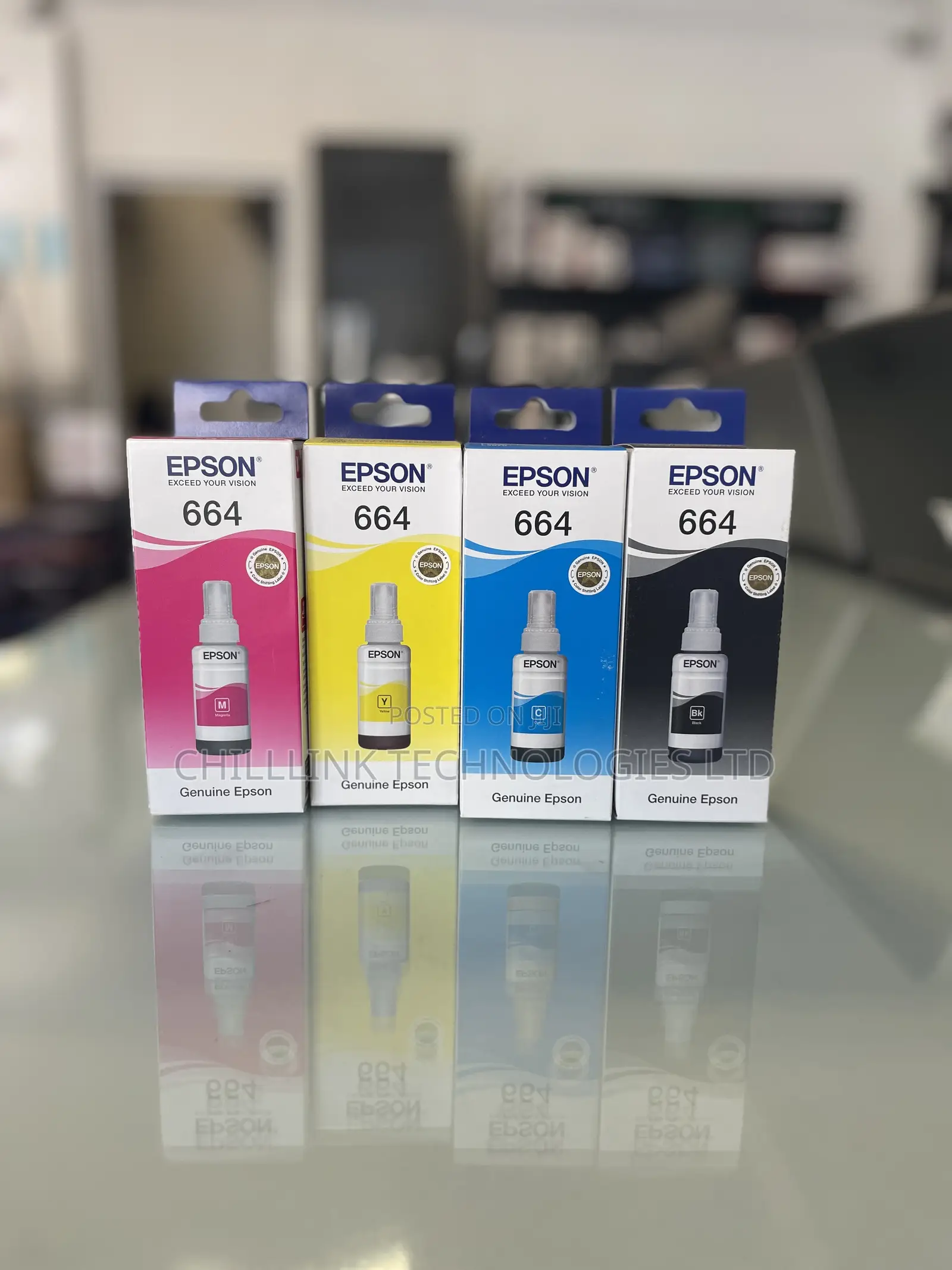 Epson Inks 664 Black,Yellow,Cyan ,Magenta