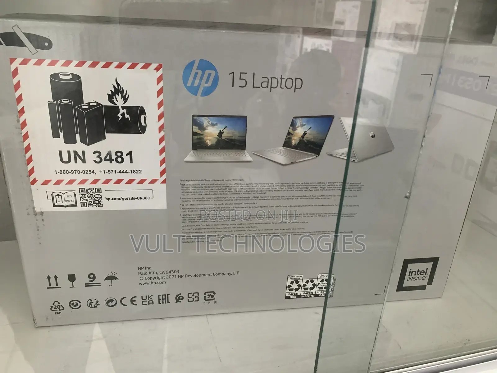 New Laptop HP 15 8GB Intel Core i3 SSD 512GB
