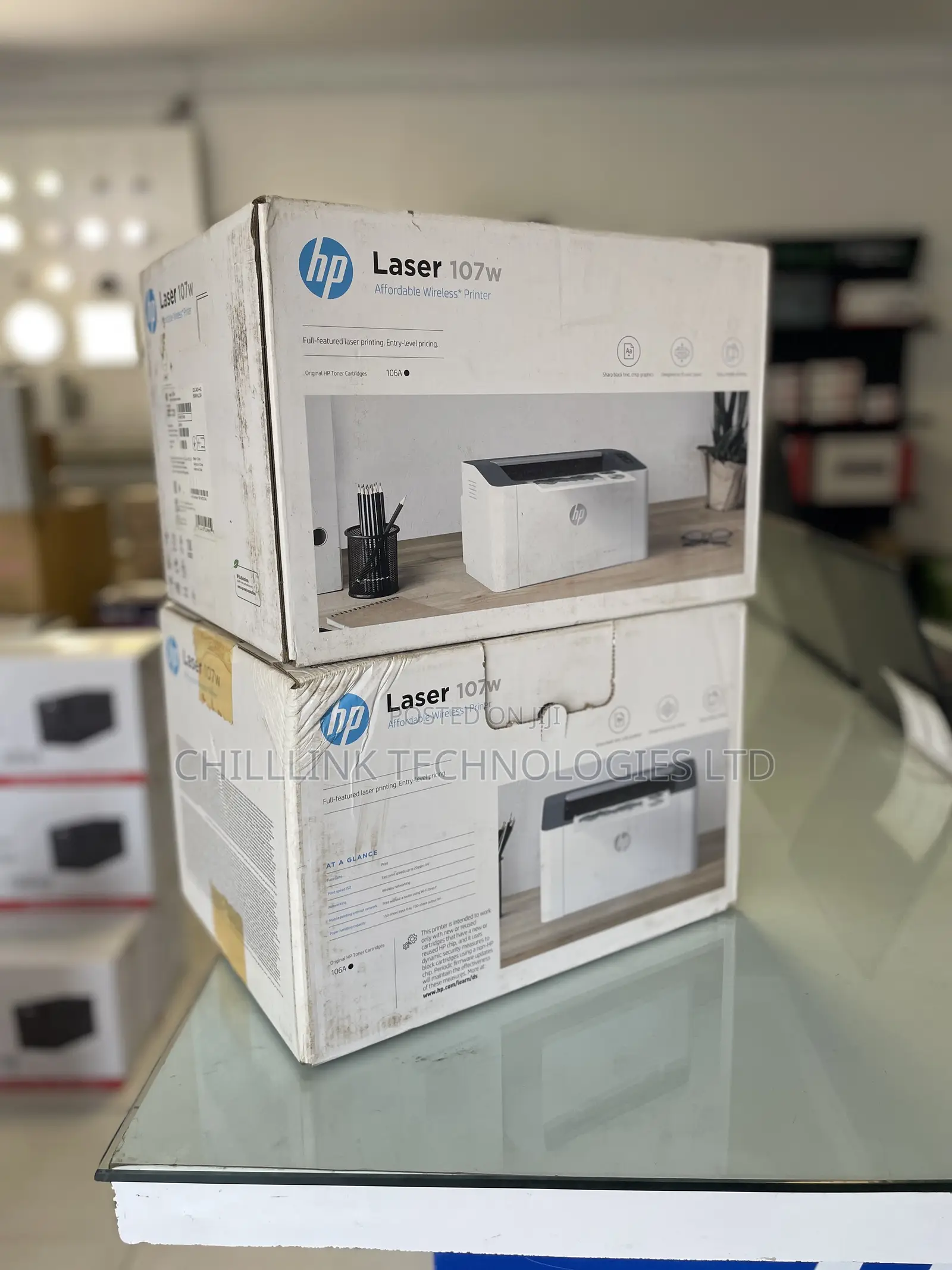HP Laser Wireless/ USB Printer 107W