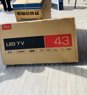 Slim Sleek TCL 43d3400 43 Inch FHD Satellite Led Tv(Black).