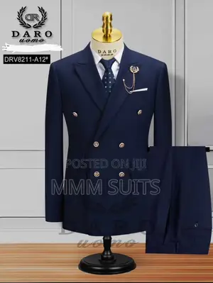 Quality Double-breasted Men Suit