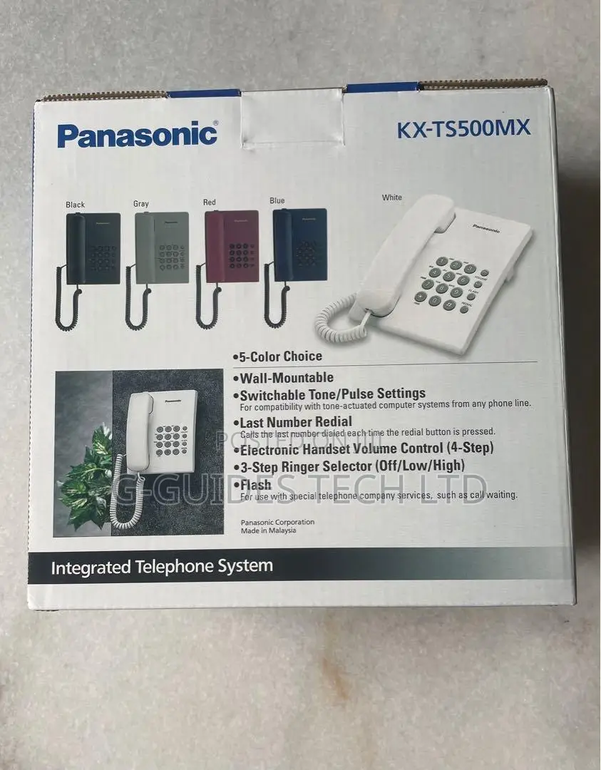 Panasonic Kx-ts500 Telephone, Panasonic Analog Telephone