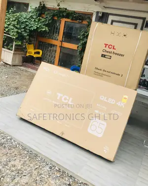 Qled Black 65 Inches UHD Glossy TCL Smart Tv