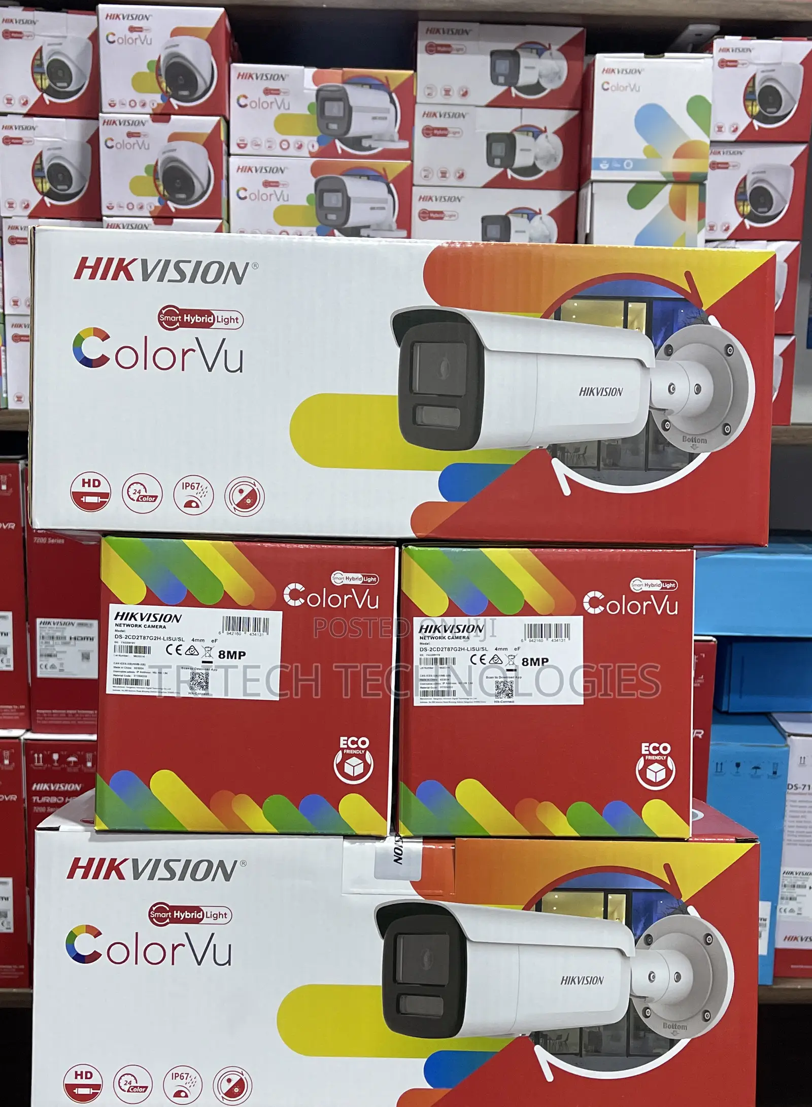 Hikvision 8mp Ds-2cd2t87g2h-Lisu/Sl Colorvu Bullet IP Camera