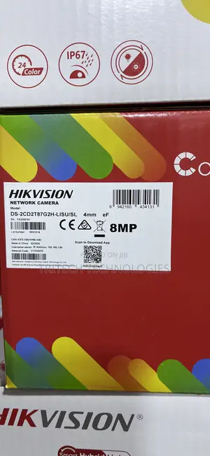 Hikvision 8mp Ds-2cd2t87g2h-Lisu/Sl Colorvu Bullet IP Camera