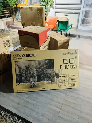 Affordable Nasco 50 InchLed FHD Digital Satellite Tv(Black)