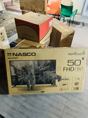 Affordable Nasco 50 Inch Led FHD Digital Satellite Tv,Black