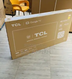 Shop Classic TCL 55p635 55” Uhd Smart Android Tv,Black