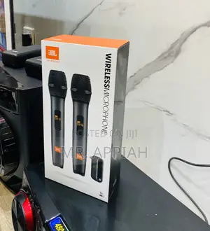JBL Wireless Bluetooth Microphone System(Black).