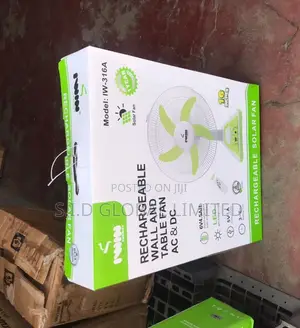 Cool Price Solar Standing Rechargeable Fan
