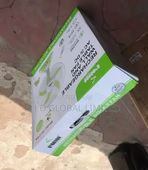 Very Affordable Solar Standing Rechargeable Fan