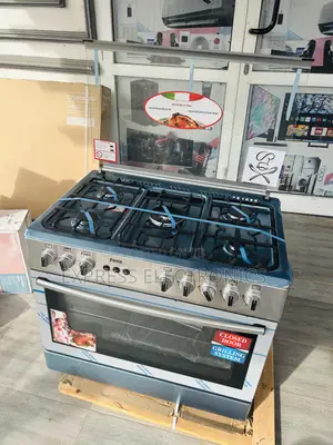 Sliver Gas Ferre 60/90 Oven Grill Rotisserie 5burner