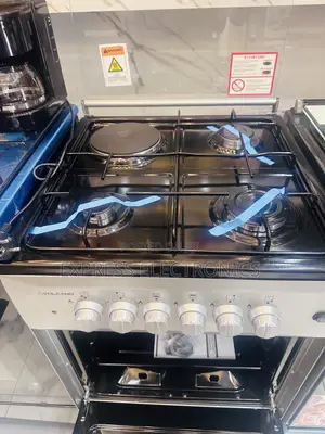 Sliver Volcano Gas Electric 3+1 Stove 50/50