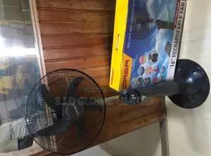 Dazzling Solar Standing Rechargeable Fan