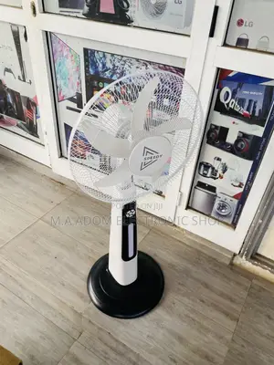 Energy Sufficient Speedy Rechargeable Electric Standing Fan.