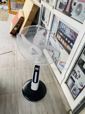 Affordable Speedy Rechargeable Electric Standing Fan.