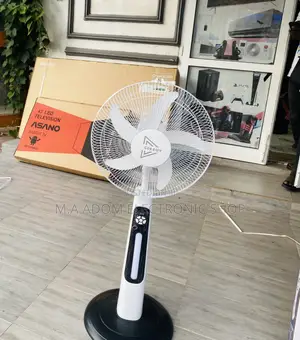 Fresh in Box Speedy Rechargeable Electric Standing Fan.
