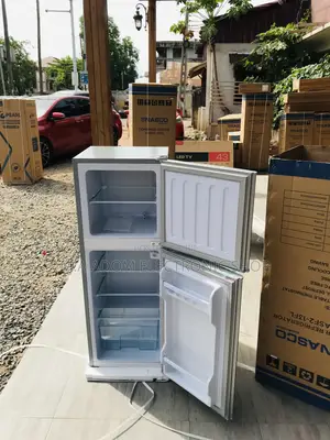 Sleek Nasco Nas D2-13fl Top Freezer Electric Fridge(Gray).